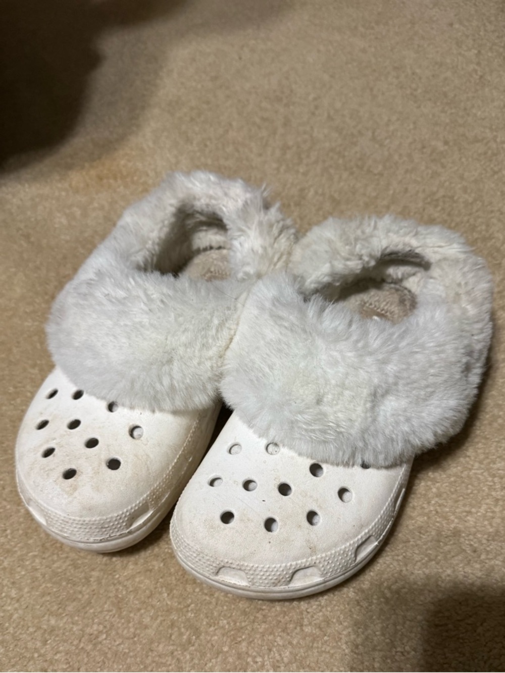 CROC Faux Fur Lined Slip-On